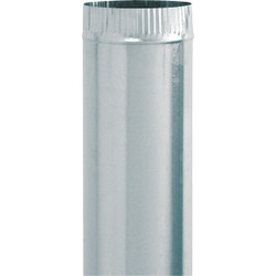 Imperial 26 Ga. 8 In. x 24 In. Galvanized Furnace Pipe GV0406
