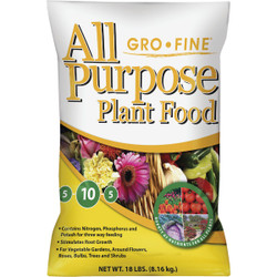 Gro-Fine 18 Lb. 5-10-5 All Purpose Dry Plant Food GF40561