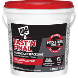 DAP Fast 'N Final 1 Gal. Lightweight Latex Patch & Prime Spackling 12143