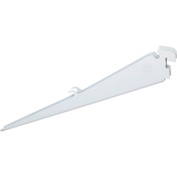 FreedomRail 12 In. White Profile Angled Bracket 7913131311