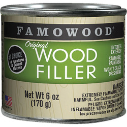 FAMOWOOD Walnut  6 Oz. Wood Filler 36141142