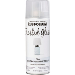 Rust-Oleum Frosted Glass 11 Oz. Clear Spray Finish 342600