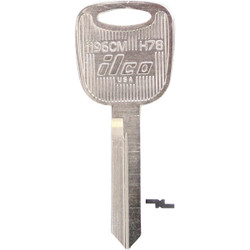 ILCO Ford Nickel Plated Automotive Key, H78 / 1196CM (10-Pack) AL01630042