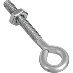 National 3/16 In. x 2 In. Stainless Steel Eye Bolt Pack of 10