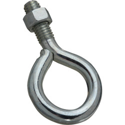 National 3/8 In. x 3 In. Zinc Eye Bolt with Hex Nut N221259