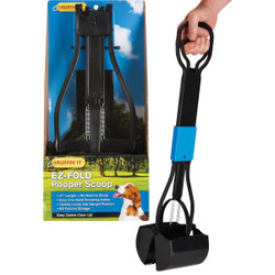 Ruffin' it EZ-Fold 27 In. Black Plastic Pet Scooper 19312