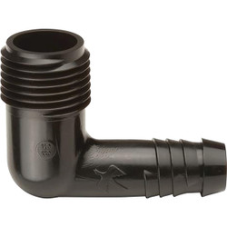 Rain Bird EZ Pipe 1/2 In. MNPT x 1/2 In. Barbed Poly Elbow (10-Pack) SWGE10