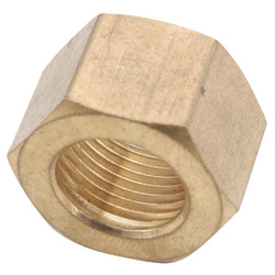 Anderson Metals 3/16 In. Brass Compression Nut (3-Pack) 30061-03 Pack of 10