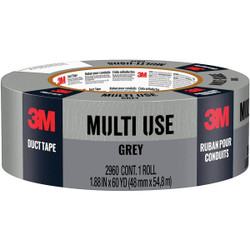 3M 1.88 In. x 60 Yd. Multi-Use Home & Shop Duct Tape, Gray 2960-A