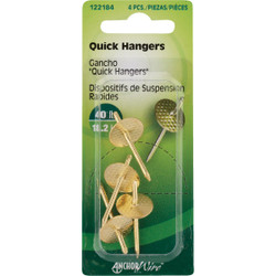 Hillman 40 Lb. Capacity Anchor Wire E-Z Hanger (4-Count) 122184 Pack of 10