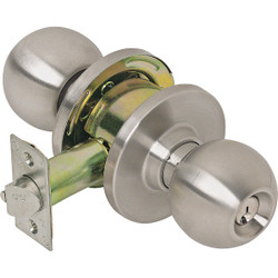 Tell Stainless Steel Storeroom Door Knob Lockset CL100006