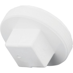 Charlotte Pipe 3 In. Schedule 40 DWV Cleanout PVC Plug PVC 00106  1000HA