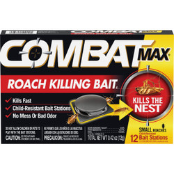 Combat Source Kill 0.42 Oz. Solid Small Roach Bait Station (12-Pack) DIA 51910