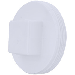 Charlotte Pipe 4 In. Schedule 40 DWV Cleanout PVC Plug PVC 00106  1200HA