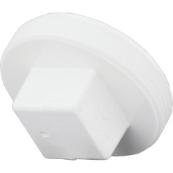 Charlotte Pipe 6 In. Schedule 40 DWV Cleanout PVC Plug PVC 00106  1400HA