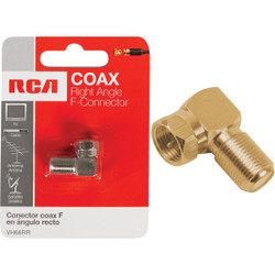 RCA Right Angle Coaxial F-Connector VH66RR