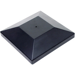 Outdoor Accents Decorative Black Post Cap for 6x6 Post APDPC6