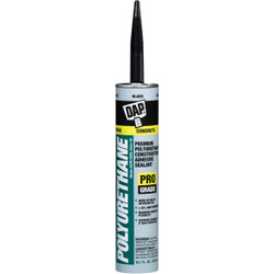 DAP 10.1 Oz. Premium Polyurethane Construction Adhesive Sealant, Black 18816