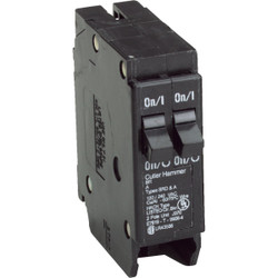 Eaton BR 15A/15A Double-Pole Standard Trip Duplex Circuit Breaker BR1515