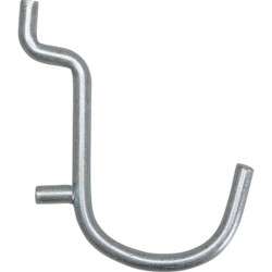 1 In. Curved Pegboard Hook (6-Count) 215937