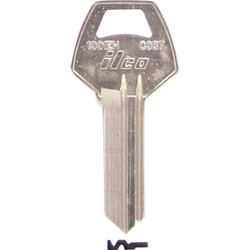 ILCO Corbin Nickel Plated House Key, CO87 / 1001EH (10-Pack) AL2104100B
