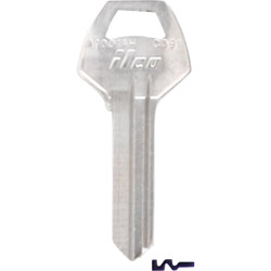 ILCO Corbin Nickel Plated House Key, CO91 / 1001AH (10-Pack)