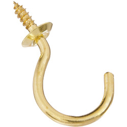 National V2021 1-1/2 In. Solid Brass Series Cup Hook (2 Count) N119727