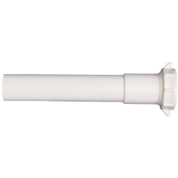 Do it Best 1-1/4 In. x 12 In. White Plastic Extension Tube DIB945W