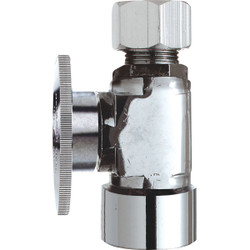 Do it Best 1/2 In. FIP x 3/8 In. OD Quarter Turn Straight Valve DIB53PCLF