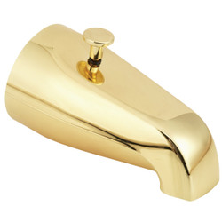 Do it 5-1/2 In. Polished Brass Bathtub Spout with Diverter 454818