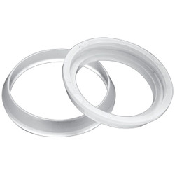Do it Best 1-1/4 In. x 1-1/4 In. Clear Poly Slip Joint Washer (2-Pack) DIB855-35