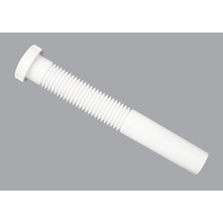 Do it 1-1/4 In. x 9 In. White Plastic Extension Tube 400667