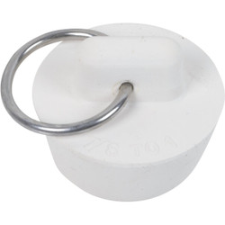 Do it Duo-Fit 7/8 In. to 1 In. White Sink Rubber Drain Stopper 415232