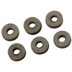 Do it 3/4 In. Black Flat Faucet Washer (6 Ct.) 435309