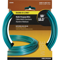 HILLMAN Dand-O-Line 50 Ft. Weatherproof Steel Clothesline 122090