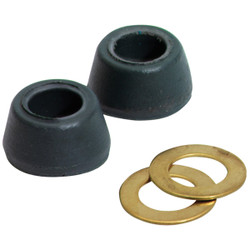 Do it 7/16 In. x 5/8 In. Black Cone Faucet Washer 401274