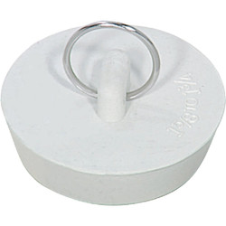 Do it Duo-Fit 1-5/8 In. to 1-3/4 In. White Sink Rubber Drain Stopper 415474