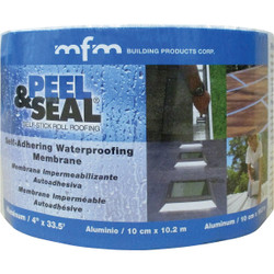MFM Peel & Seal 4 In. X 33.5 Ft. Aluminum Roofing Membrane 50041
