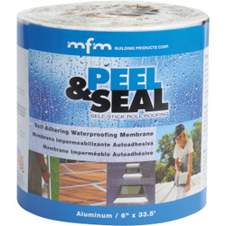 MFM Peel & Seal 6 In. X 33.5 Ft. Aluminum Roofing Membrane 50042