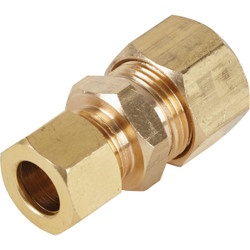 Do it 1/2 In. OD x 3/8 In. OD Brass Compression Reducing Union 458551