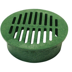 NDS 6 In. Green PVC Round Grate 50