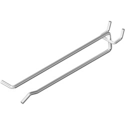 Southern Imperial 6 In. 7-Gauge Metal 1-Piece Peg Hook 7115180381 Pack of 100