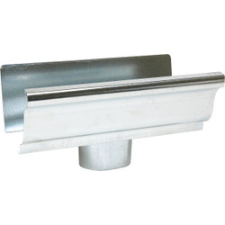 Amerimax 5 In. K Style Galvanized Gutter Drop Outlet 29010