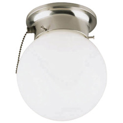 Home Impressions 1bulb Bn Globe Fixture ICL9BNW