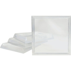 Shepherd Hardware 1-7/8 In. Square Plastic Cup (4-Pack) 9089
