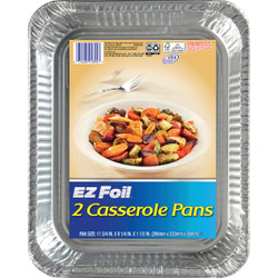 EZ Foil Casserole & Lasagna Baking Pan (2-Pack) Z91895 Pack of 12