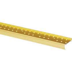 Do it Satin Gold Fluted 1-3/8 In. x 3 Ft. Carpet Clamdown with Teeth H70FB/3DI