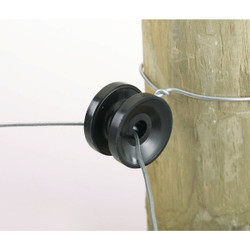 Dare Corner & End Black Polymer Electric Fence Insulator (10-Pack) 1752-10