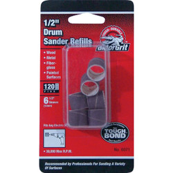 Gator 1/2 In. x 1/2 In. 120 Grit Drum Sander Refills (6-Pack) 6071GA