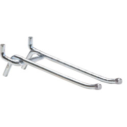 4 In. Double Arm Ball Tip End Straight Pegboard Hook YF-2061 Pack of 50